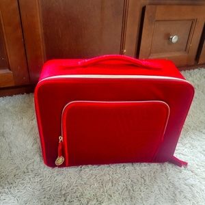 Estee Lauder red velvet makeup case